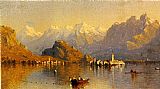 Sanford Robinson Gifford Paintings - Lake Maggiore by Sanford Robinson Gifford